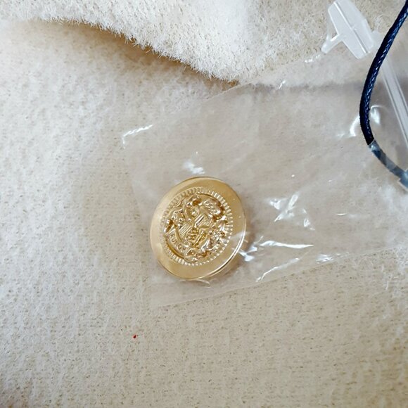 NEW! GOLD BUTTON Blazer JACKET By TAHARI - Picture 4 of 7